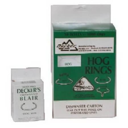 Decker Mfg Decker Mfg 6 100 Pack No. 3 Hog Ring 145169